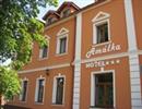 Hotel Amlka je umsten na nvsi klidn malebn vesnicky Strakov-Vodochody vzdlen 7 Km od Roudnice nad Labem a 20 min jzdy od Prahy. V blzkosti hotelu je rada vznamnch ceskch pamtek jako je naprklad hora Rp. Vborn jdlo, pivnice se samovcepy, stylov exte ...